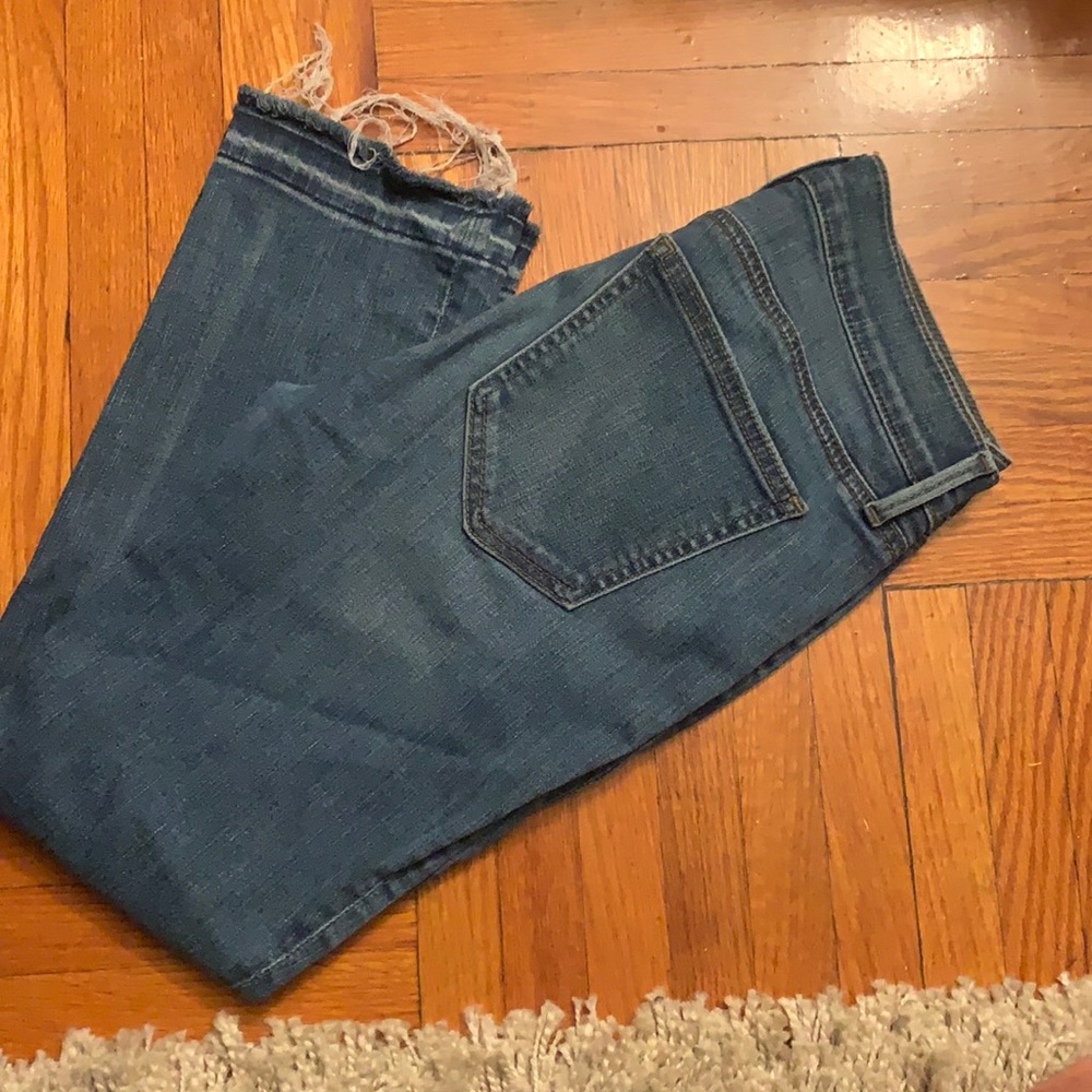 Ann Taylor petite denim;size 2; light wash